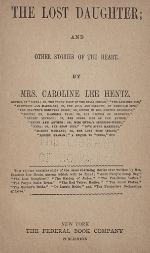 The lost daughter, and other stories of the heart