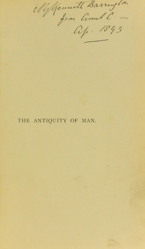 The antiquity of man from the point of view of religion