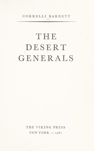 The desert generals