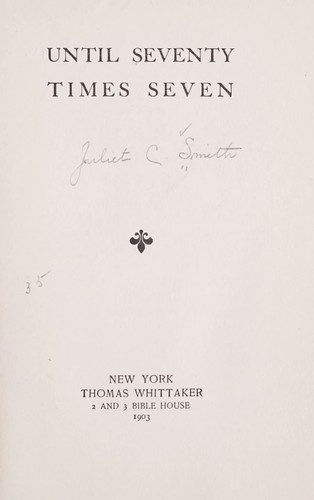 Until seventy times seven