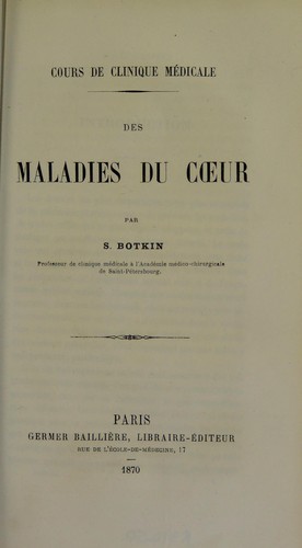 Des maladies du coeur