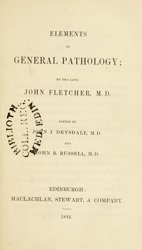 Elements of general pathology