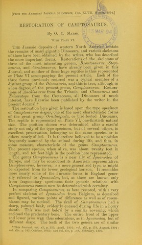 Restoration of Camptosaurus