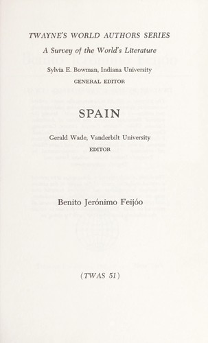 Benito Jerónimo Feijóo