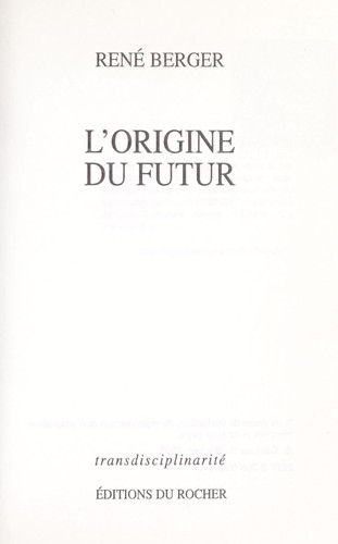 L' origine du futur