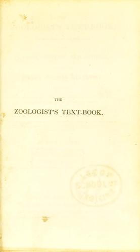 The zoologist's text-book