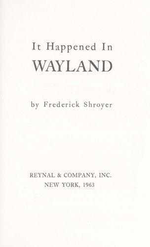 It happened in Wayland