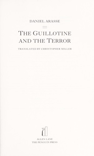 The guillotine and the terror