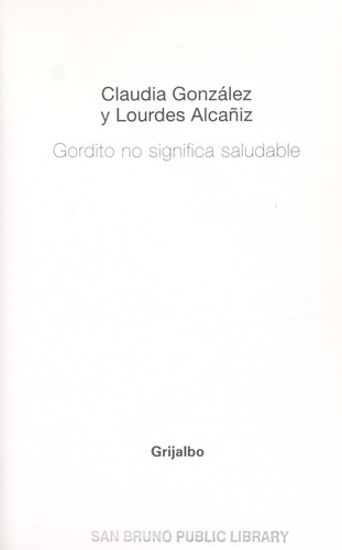 Gordito no significa saludable