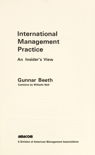 International management practice