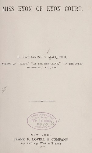 Miss Eyon of Eyon court