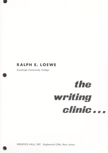 The writing clinic ..