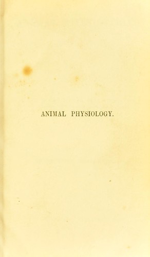 Animal physiology
