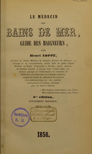 Le m©♭decin des bains de mer