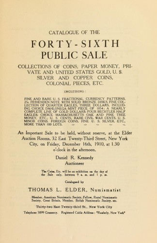 Catalogue of the forty-sixth public sale