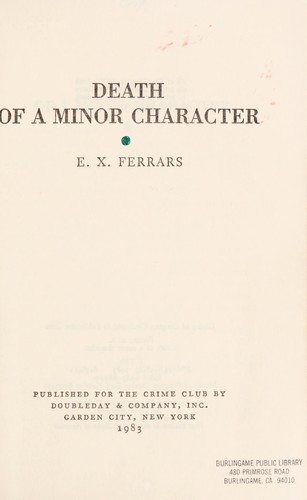 Death of a minor character