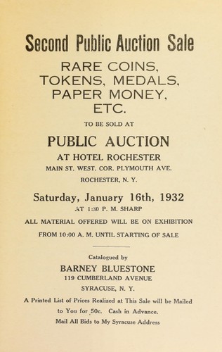 Second public auction sale