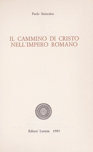 Il cammino di Cristo nell'impero romano
