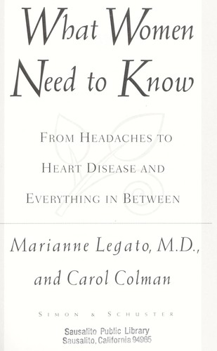 What women need to know