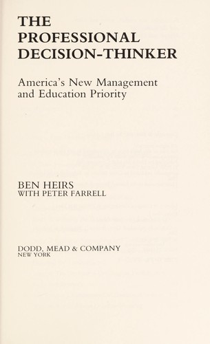 The professional decision-thinker