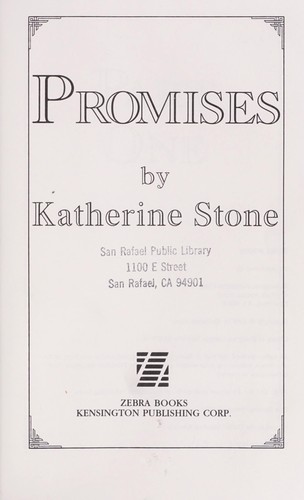 Discover 'Promises' by Katherine Stone, a poignant exploration of love, friendship, and the commitments we make in life.