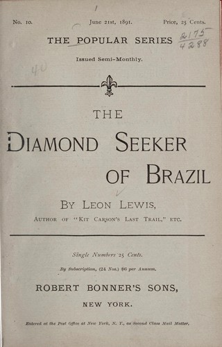 The diamond seeker of Brazil