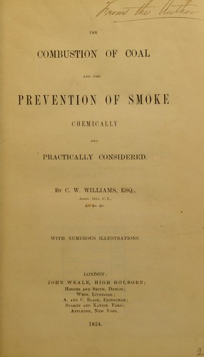The combustion of coal and the prevention of smoke