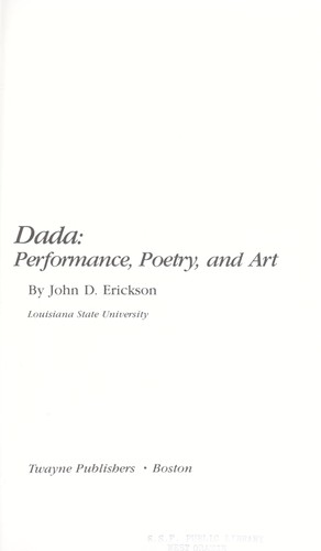 Dada : performance, poetry, and art