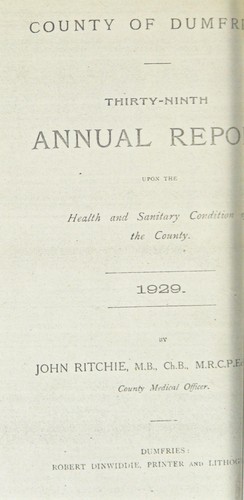 [Report 1929]