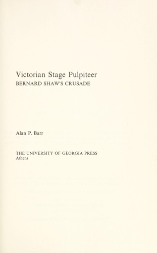 Victorian stage pulpiteer