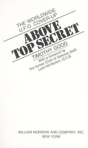 Above top secret : the worldwide U.F.O. coverup