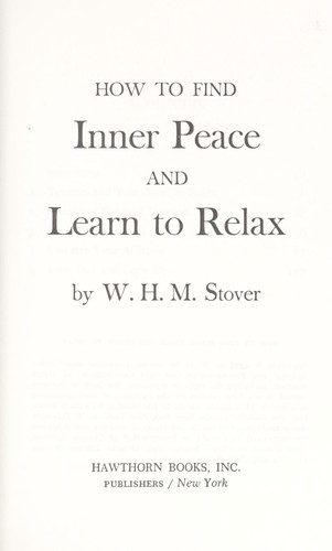 How to find inner peace and learn to relax