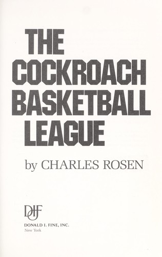 The cockroach basketball league