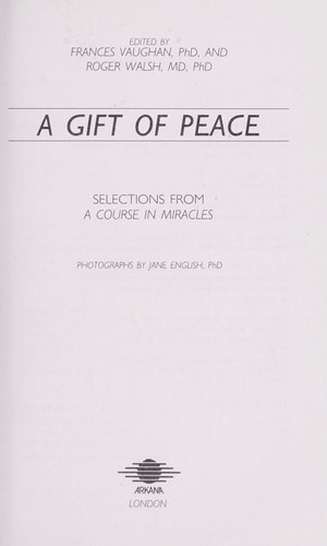 A gift of peace