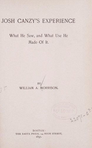 Josh Canzy's experience