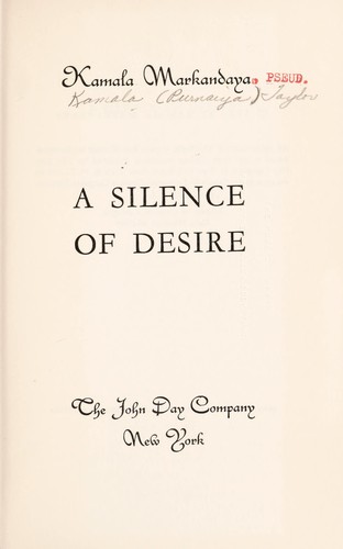 A silence of desire