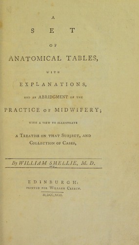 A set of anatomical tables