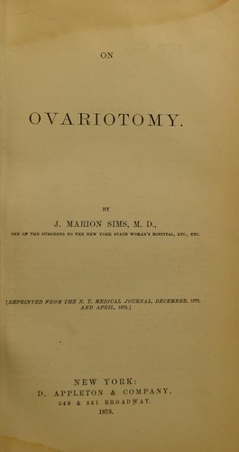 On ovariotomy