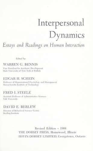 Interpersonal dynamics