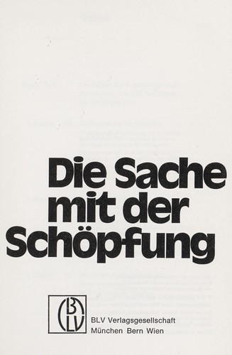 Die Sache mit der Schöpfung, eine Geschichte der Kosmologie - von der Mythologie zur Astrophysik