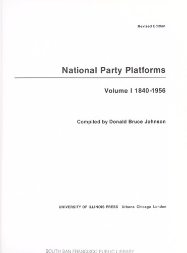 National party platforms