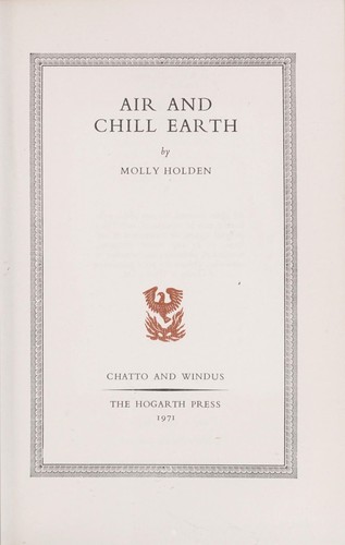 Air and chill earth.