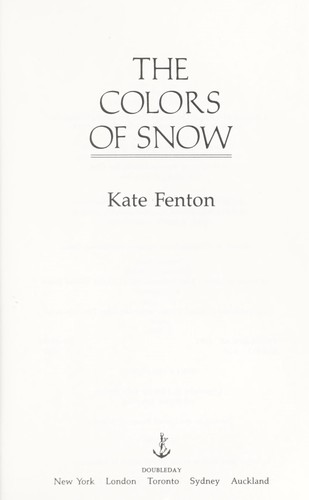 The colors of snow
