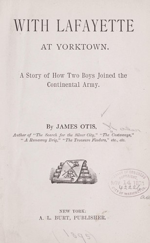 With Lafayette at Yorktown