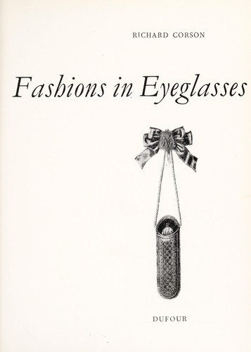 Fashions in eyeglasses.