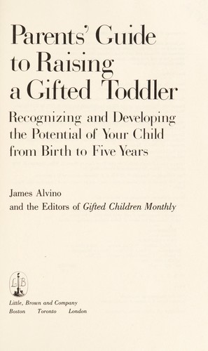 Parent's guide to raising a gifted toddler