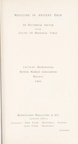 Medicine in antient Erin