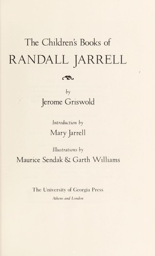 The children's books of Randall Jarrell