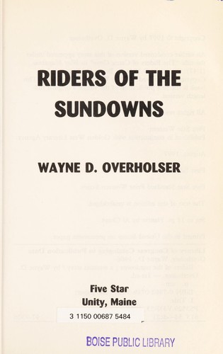Riders of the sundowns