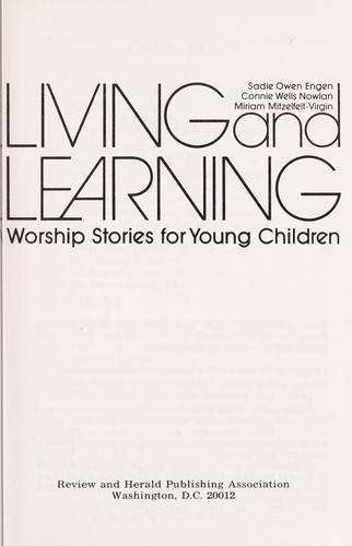 Living and learning : worship stories for young children